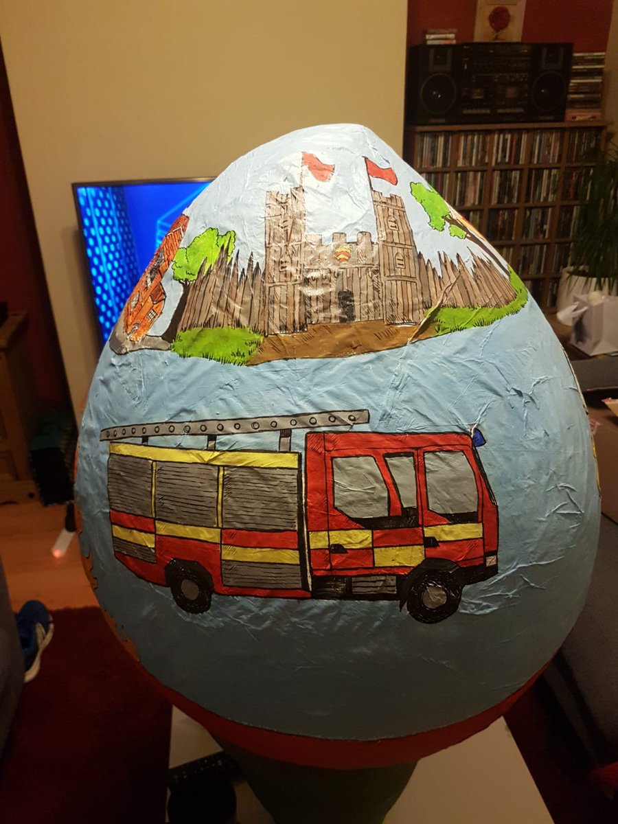 Don't forget to go along and support the St Mary's EGGSTRAVAGANZA Easter Egg Hunt this Sunday 7th April from 12 - 4pm and get an up close look at our entry !