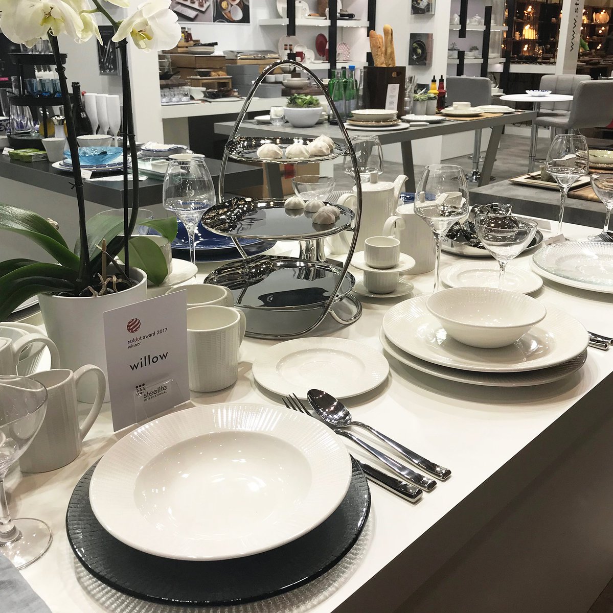 SteeliteEMEA's tweet photo. #ThrowbackThursday to just last month at the Internorg show in Hamburg 🇩🇪 ! Thank you to all who came to the stand!
Here's part of our Willow display.
https://t.co/VZcOFEg3ts
#catering #Internorga #Internorga2019 #Hamburg #innovation #trends #newproduct #newproductlove https://t.co/B1JTQBST7R