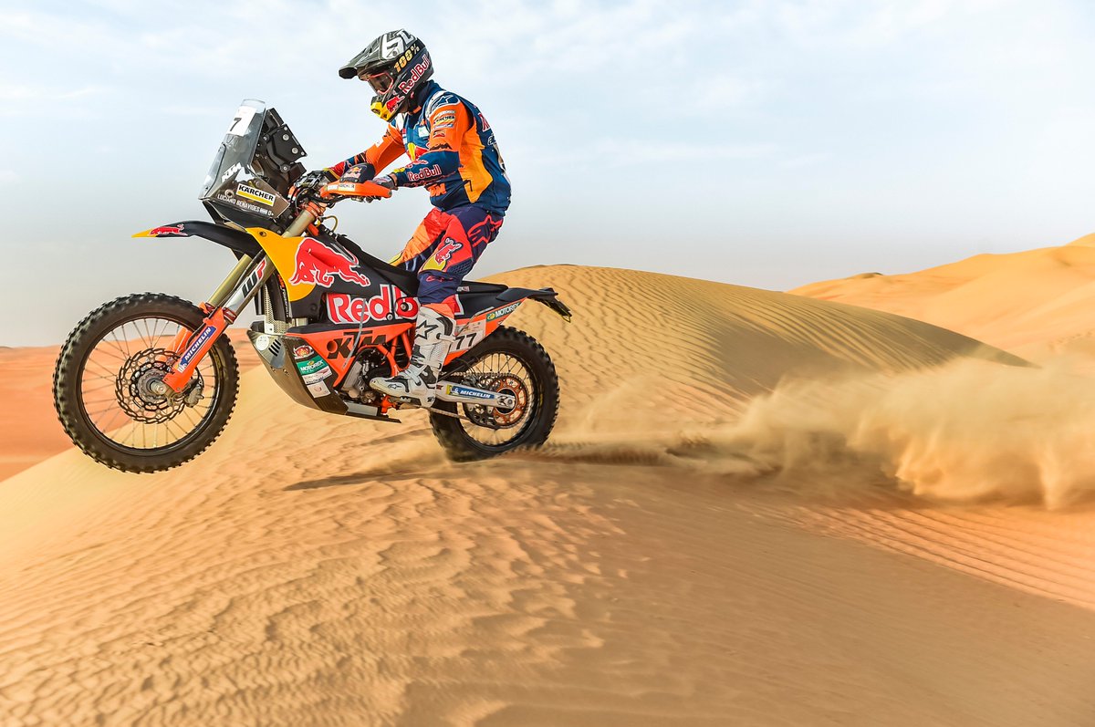 RED BULL KTM FACTORY RACING (@ktm_racing) on Twitter photo . <a href="/Sundersam/">Sam Sunderland</a> tops a KTM 1-2 with a win at the Abu Dhabi Desert Challenge.
Second overall, <a href="/LBenavides77/">Luciano Benavides</a> has won the Junior category and claimed his first podium in world championship rally competition.
#KTM #ReadyToRace #GivesYouWings #AbuDhabiDesertChallenge
📷 RallyZone . <a href="/Sundersam/">Sam Sunderland</a> tops a KTM 1-2 with a win at the Abu Dhabi Desert Challenge.
Second overall, <a href="/LBenavides77/">Luciano Benavides</a> has won the Junior category and claimed his first podium in world championship rally competition.
#KTM #ReadyToRace #GivesYouWings #AbuDhabiDesertChallenge
📷 RallyZone