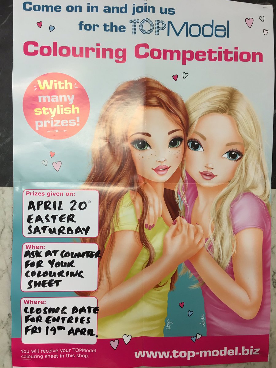 Top Model Easter Colouring Competition - free entry &amp; prizes !
