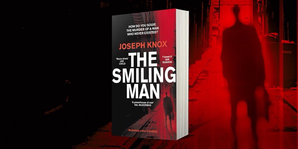alisonbarrow's tweet photo. Happy #publicationday to the darkest Noir Kid @josephknox__ #TheSmiling Man is out now and signed copies are available in many @Waterstones stores. And you can order here: https://t.co/sOM7qbxNOo. Go on, treat yourselves. ❤️📚 https://t.co/hz1PvxkK3b