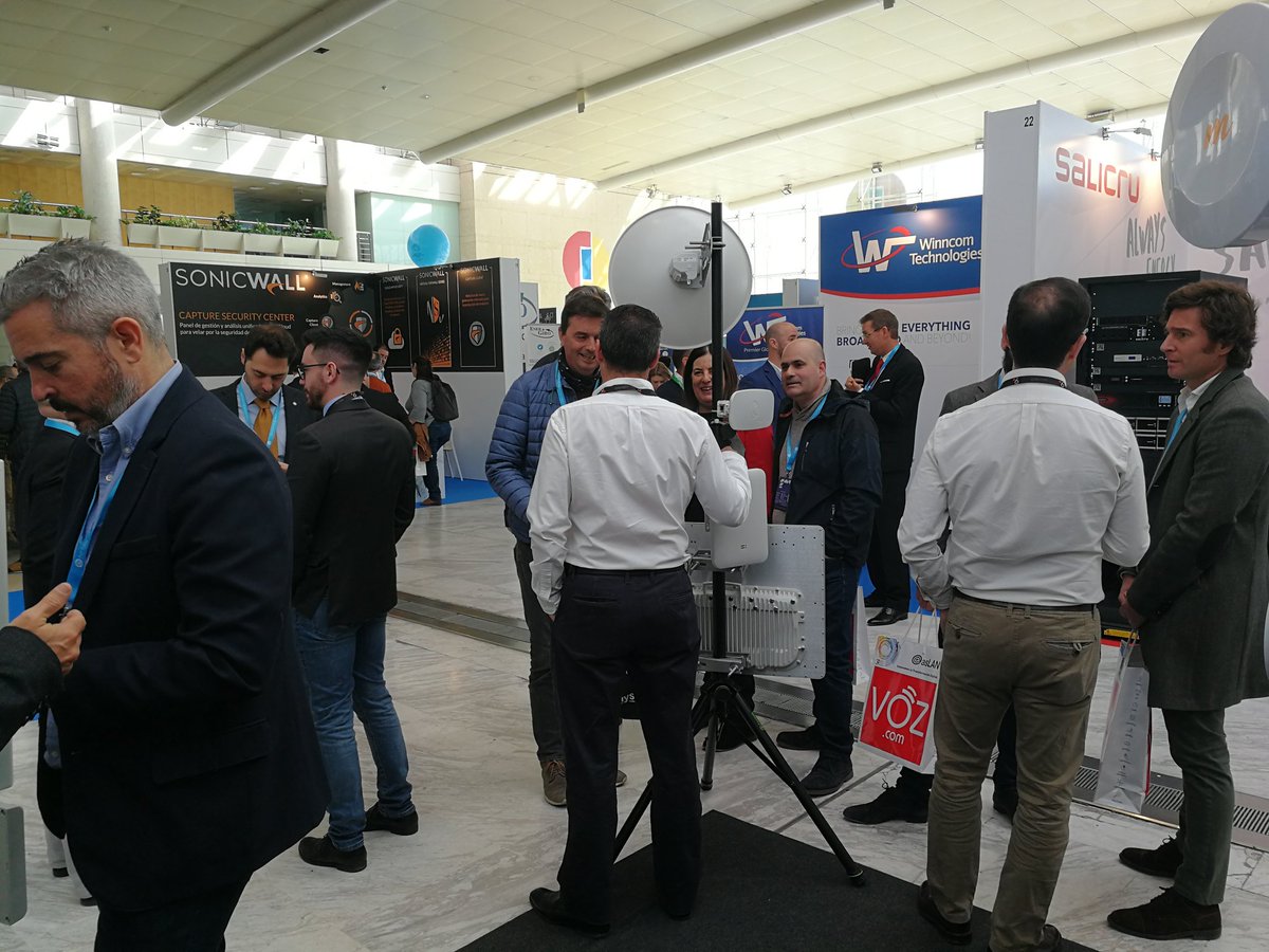 Wifidom's tweet photo. Último día en #ASLAN2019. Todas las novedades #wireless en un mismo stand! Ven con nosotros #Stand31 y ¡Actualízate! https://t.co/iZfTEJPNzR