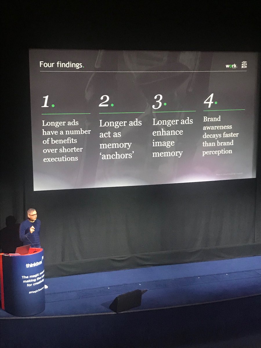 Thinkboxtv's tweet photo. 4 key findings from Work Research’s study of ad time lengths #magicsource ... https://t.co/QAReMS3oJH