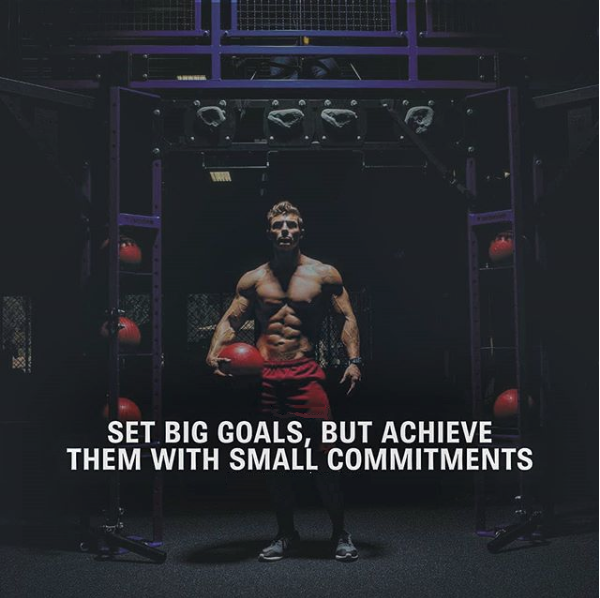 FiveFitness's tweet photo. You don't go after big goals by making big changes. You achieve them by setting small goals that add up to big results! Most people think of the huge rock in the way of their goal without realising, chopping it bit by bit will eventually allow it to crumble.. 

#Motivation #Goals https://t.co/pcUn9fD1lP