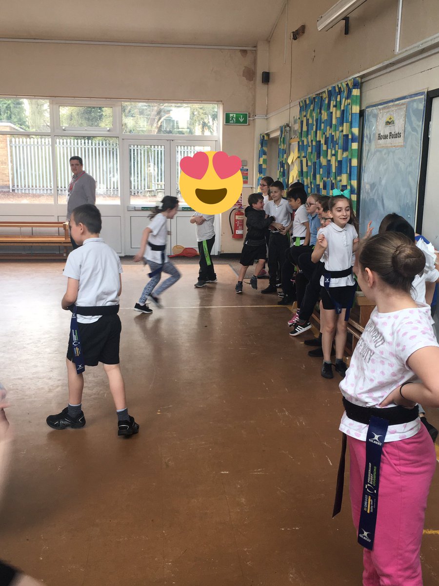 All_SaintsCofE's tweet image. Jk Rowling - year 3/4 Tag Rugby ...The children are having brilliant fun .#rugby #leicestertigers #funexercise @LeicesterTigers @VinesTrust @kailahandleygm1