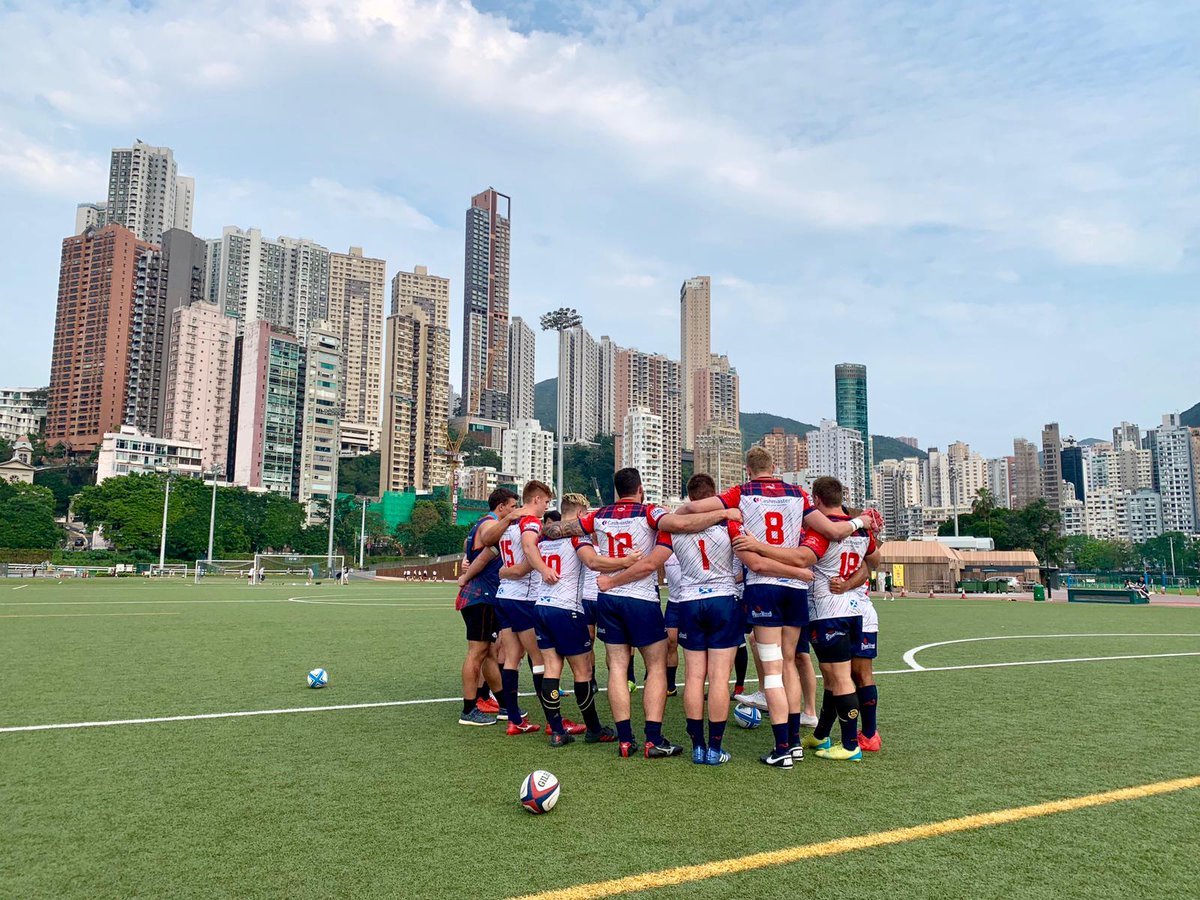 Final preparations ahead of the final today #goodluck #taikooplace #HK10s #rugby