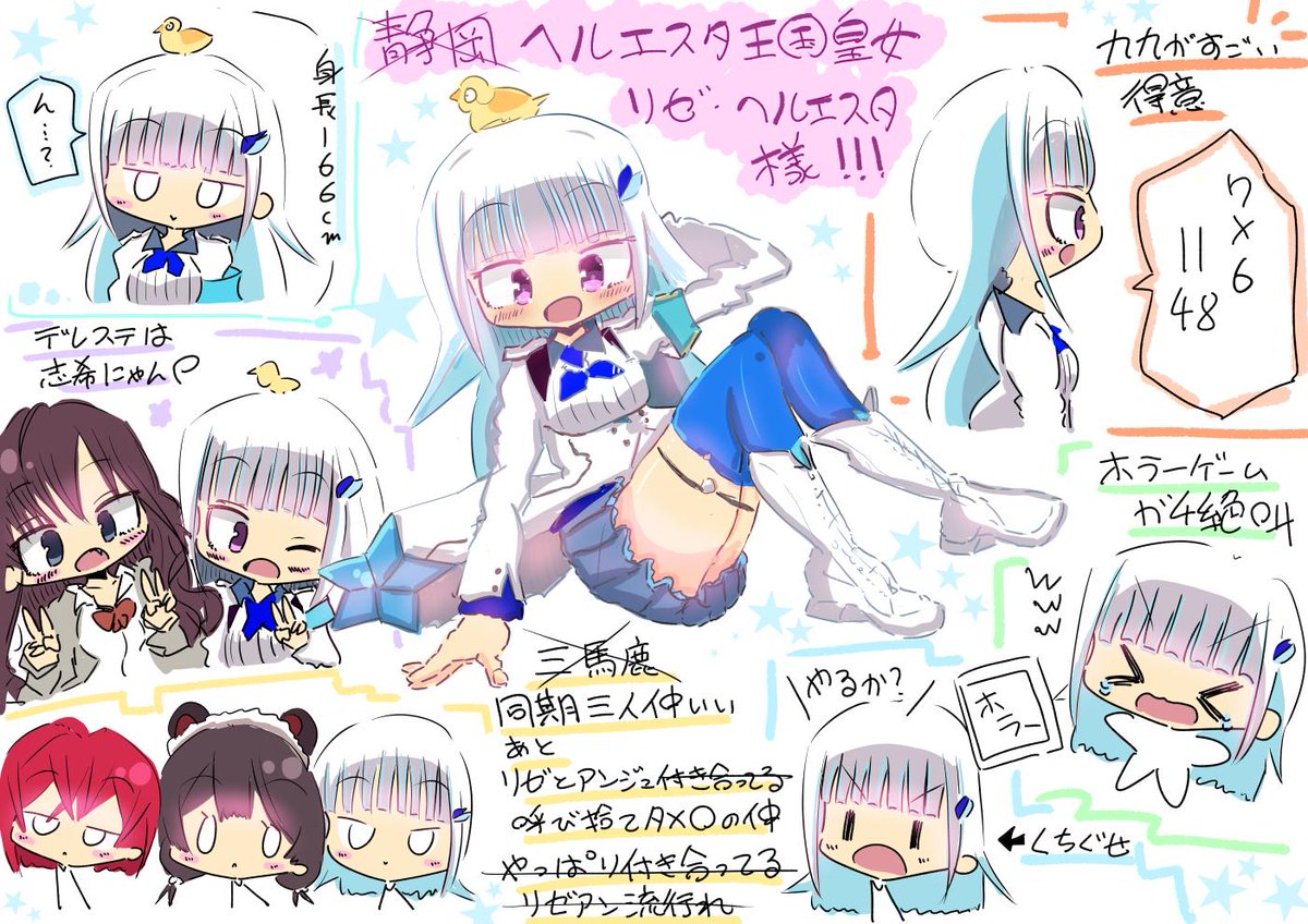リゼ・ヘルエスタちゃんかわいいまとめ絵 #ヘル絵スタ 