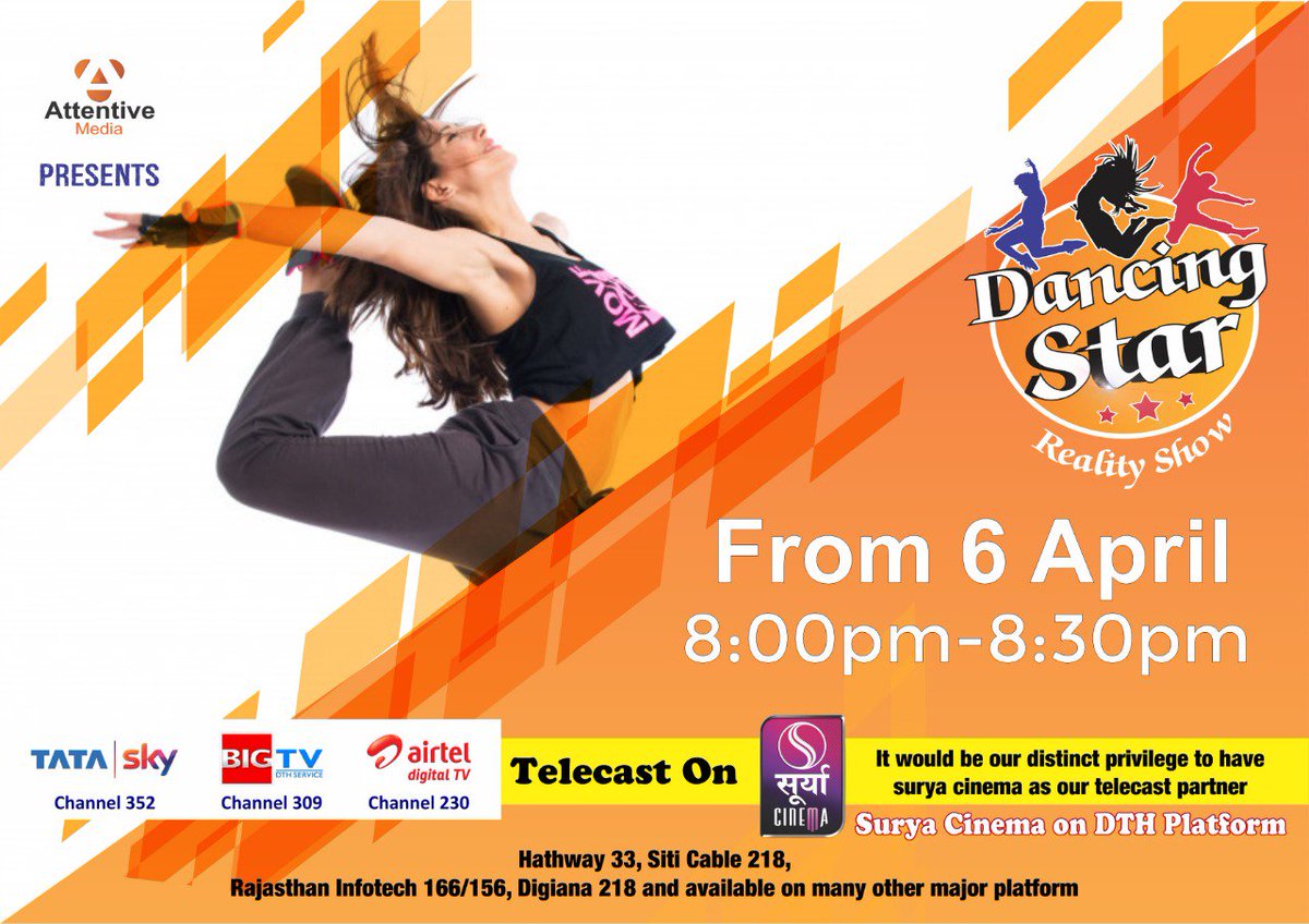 dancingstarind's tweet photo. #DancingStars
Last 2 Days Left!
We are excited. Are You?

Dancing Stars starting from 6th April between 8pm-8:30pm on SuryaTv.

#SuryaCinema #IndiaBiggestDanceRealityShow #DancingStar #DanceWithDancingStar #SarojKhan #TusharKalia #PoojaSingh #dancedancedanceindia https://t.co/3JND1xVMay