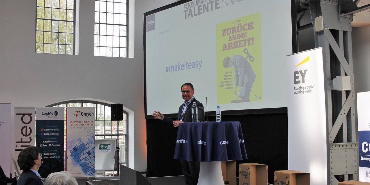 AxiansICT_AT's tweet photo. Eindrücke vom @confare #CIOSummit 2019 unter dem Motto "Talente bewegen ... be the influence"! 

@PeterWerzer

#CIOAward #MyEcosystem #Influencer #Confare #Talentebewegen #makeiteasy https://t.co/1yZPnXdVLJ
