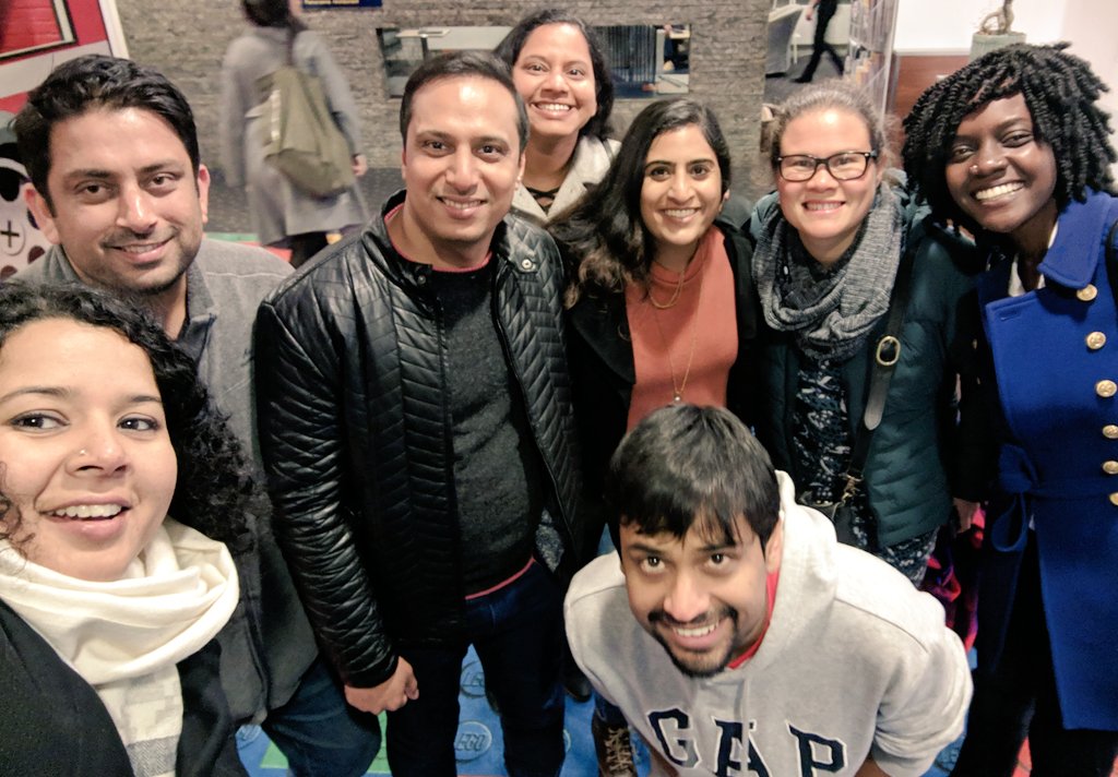 snehaksheth's tweet photo. Wrapped up #LEGOIdea2019 with the best dinner crew! All smiles bc policymakers, researchers and innovators came together to talk about #playfulparenting @Saajha_IN #merakifoundation @UBONGOtz #papagoya @LEGOfoundation @DostEducation https://t.co/eydgB02fmR