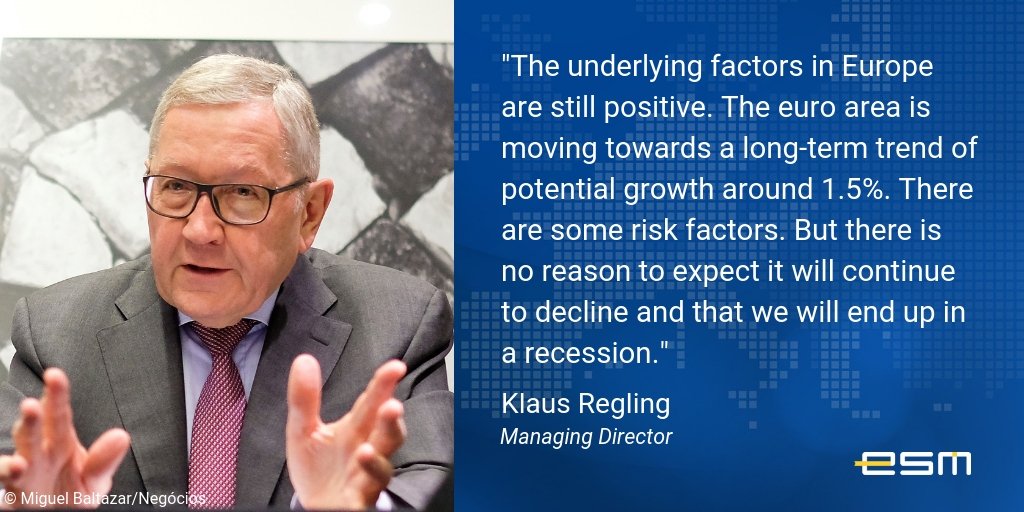 Read interview with #ESM Managing Director Klaus #Regling for Portuguese business daily Jornal de Negócios (in English): ow.ly/IJTX30ojXHh <a href="/JNegocios/">Jornal de Negócios</a> <a href="/margotpeixoto/">margarida peixoto</a>