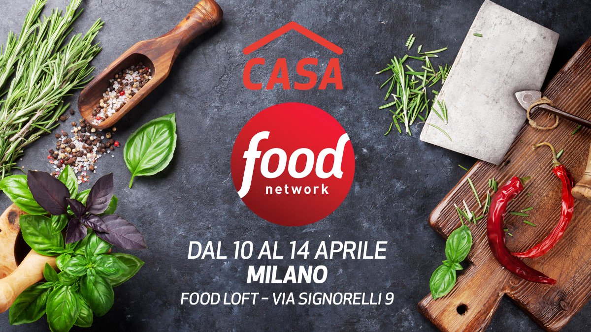 DiscoveryItalia's tweet photo. Durante il #salonedelmobile2019 apre #CasaFoodNetwork!
Nel #FoodLoft di @simonerugiati, all'interno del #Dfood (il primo distretto tematico del food design) showcooking, masterclass e casting tv targati @FoodNetworkIT
Per partecipare agli eventi: https://t.co/SSHMplqJ6m https://t.co/pRo8ErxxWv