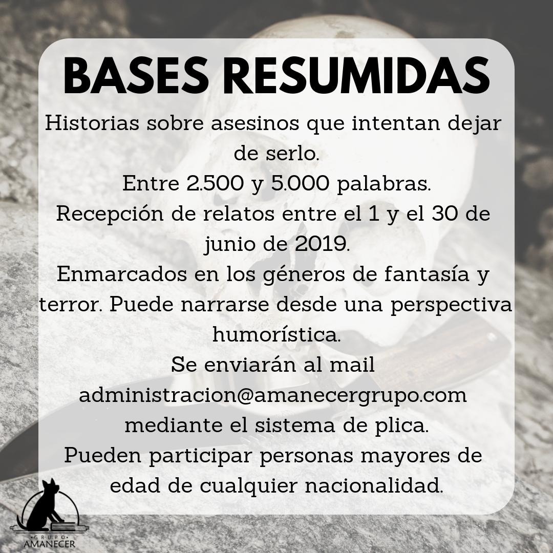 amanecer_es's tweet photo. Para que lo podáis consultar todo bien, os dejo aquí una imagen con las bases resumidas, y el link de la convocatoria para que lo consultéis y lo leáis bien.
https://t.co/bA1TDwU57i
Cualquier duda, como siempre, estaremos encantadas de ayudaros.
#DeMatarTambiénSeSale https://t.co/boJUdNokcW
