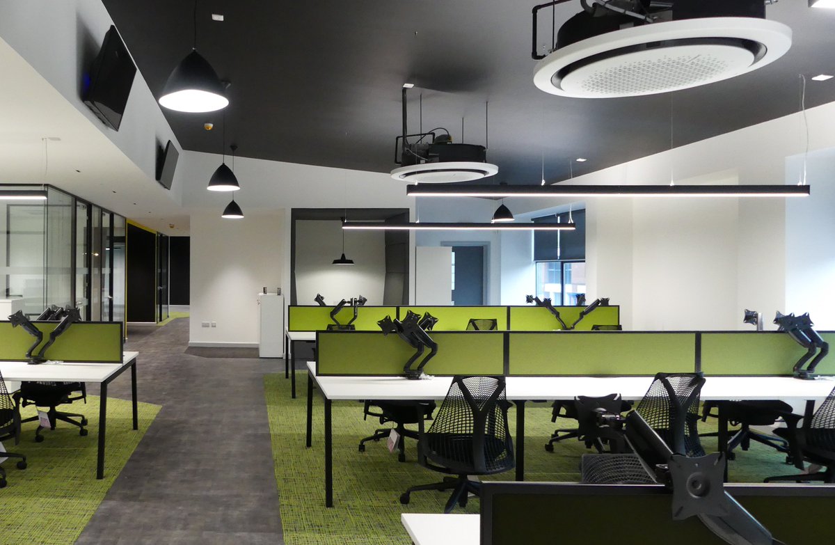 SpectrumWP's tweet photo. We visited our project in #Portsmouth earlier this week to have a look at the finished #office space before our client @MeonUK moves in: what a stunning new #workplace! 

#spectrumworkplace #project #officedesign #inspirationalworkplace https://t.co/hSdxoM6gIM