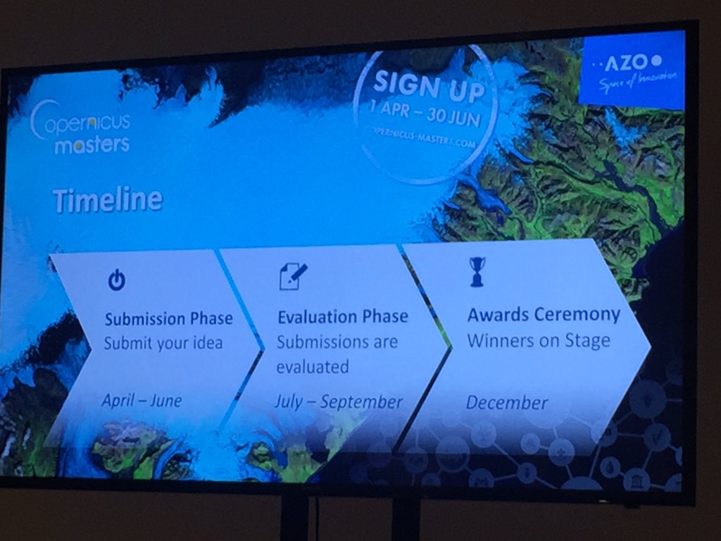 narainananya's tweet image. Official kick-off of @CopernicusEMC 2019 at #GWF2019. Invitation to developers and innovators to participate in the challenges and win €450000. Winners announcement in Dec 2019. 
@geoworldmedia #GeospatialByDefault #RemoteSensing #EO