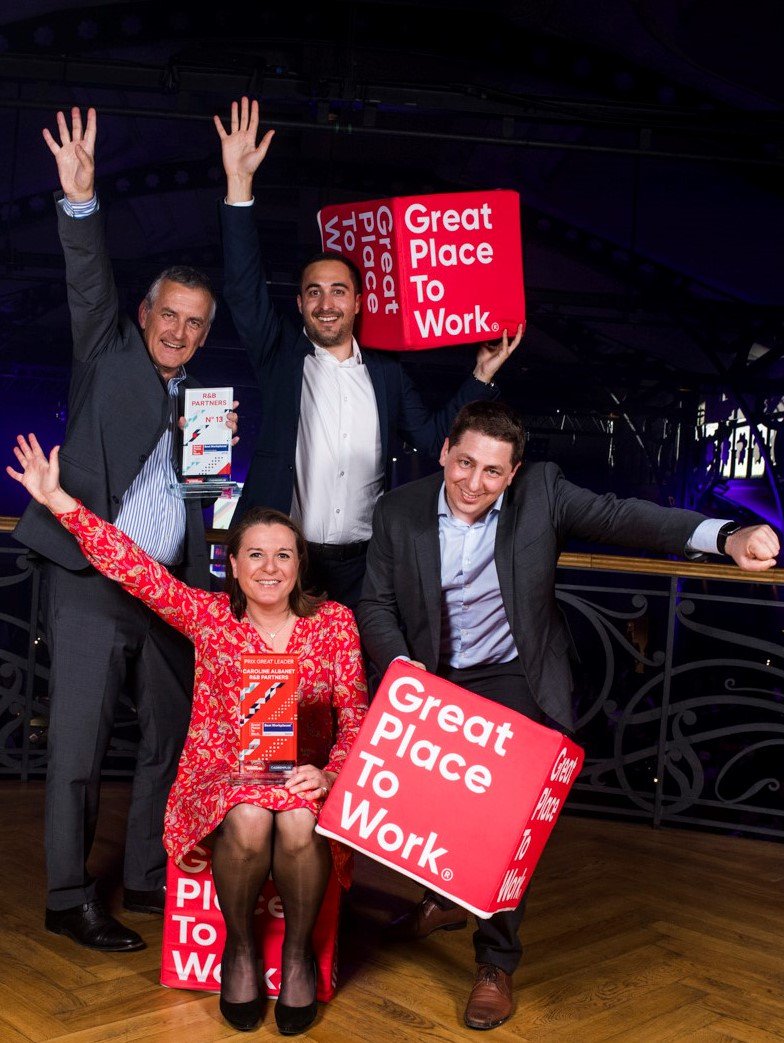 RBPartnersFR's tweet photo. Nous vous l'annoncions en direct de la cérémonie #GPTW : pour notre première participation au #PalmarèsGPTW19, que nous abordions récemment sur notre blog (https://t.co/u2xlYWxxng), nous sommes très heureux de nous classer à la 13ème place ! ☺️🏆
#RBpartners #bestworkplaces19 https://t.co/iFuxHXKaww
