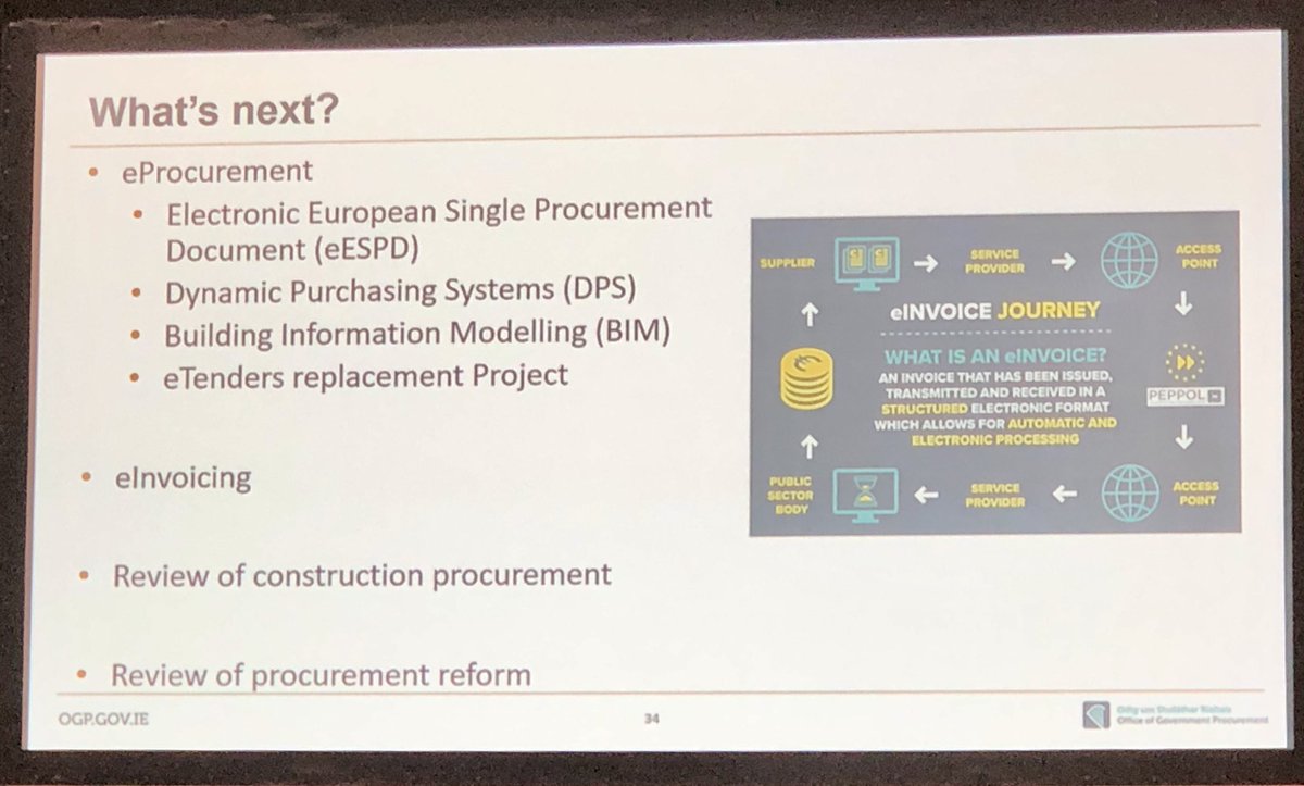 eProcurement The next step forward for OGP to speed up the tender process for new suppliers @ProcurexIreland #procurex