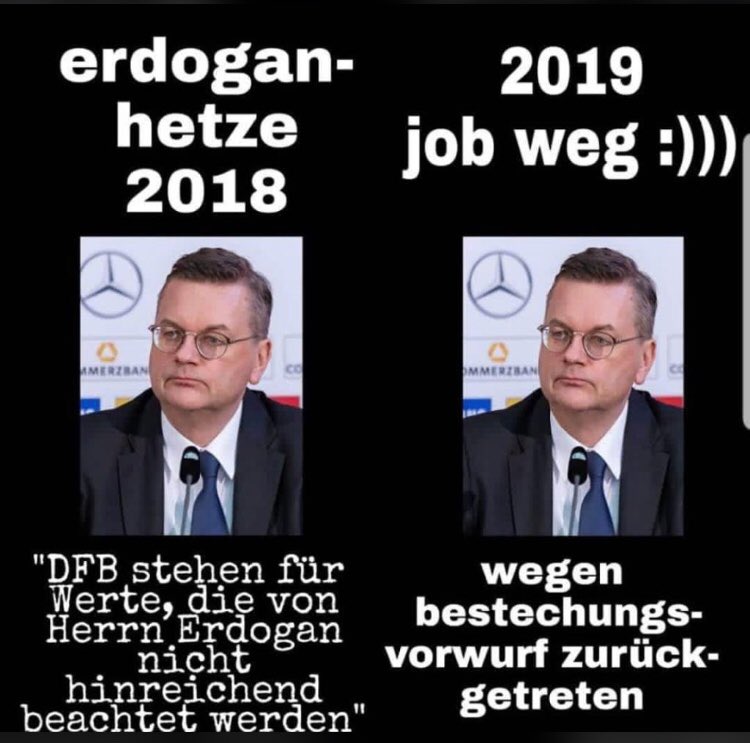 MagicUser's tweet photo. #DFB  #dfb_praesident ja ja, wie bestechlich du doch bist. Jetzt geh und küss die Füße von Erdogan!!! https://t.co/p6YJ6fBG2K