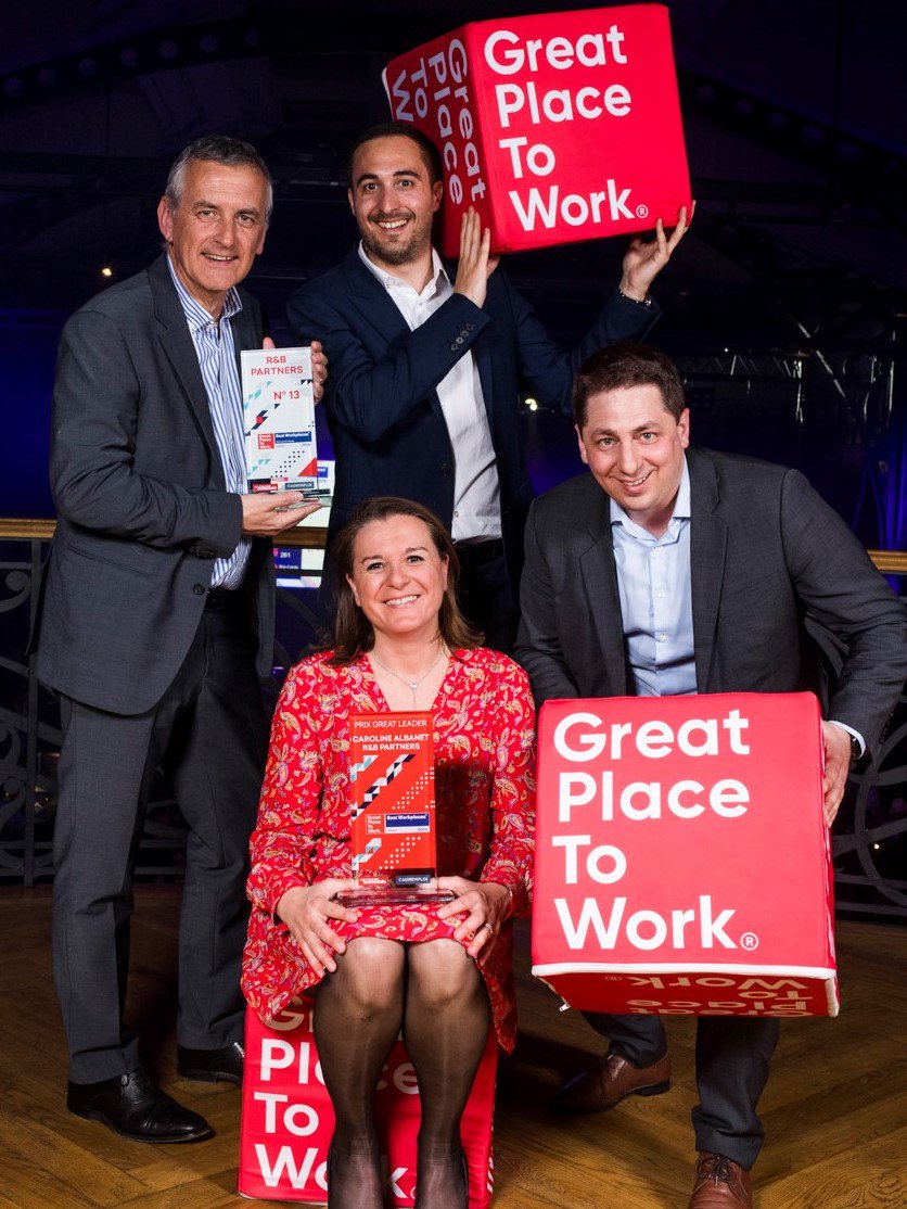 RBPartnersFR's tweet photo. Notre présidente, Caroline ALBANET, s'est aussi vue décerner le prix « Great Women 2019 », attribué à l’ensemble des dirigeantes d'entreprises Lauréates pour célébrer la diversité et l’égalité femmes-hommes dans les entreprises 👏♀️
#PalmaresGPTW2019 #RBPartners #GreatWomen2019 https://t.co/S1YUpU4UEz