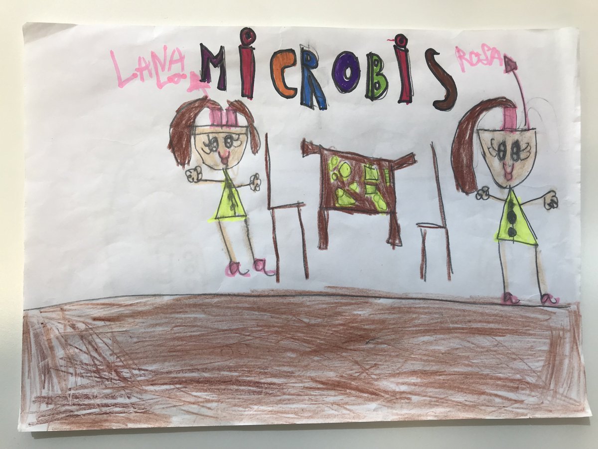 sbu_csic's tweet photo. 🥰 Very grateful to students from #escolaarcdesantmartí for this cool draws! Bringing MICROBES! to your school was a pleasure. #scienceeducation #cienciaalescola https://t.co/5Q3v5mOhMA