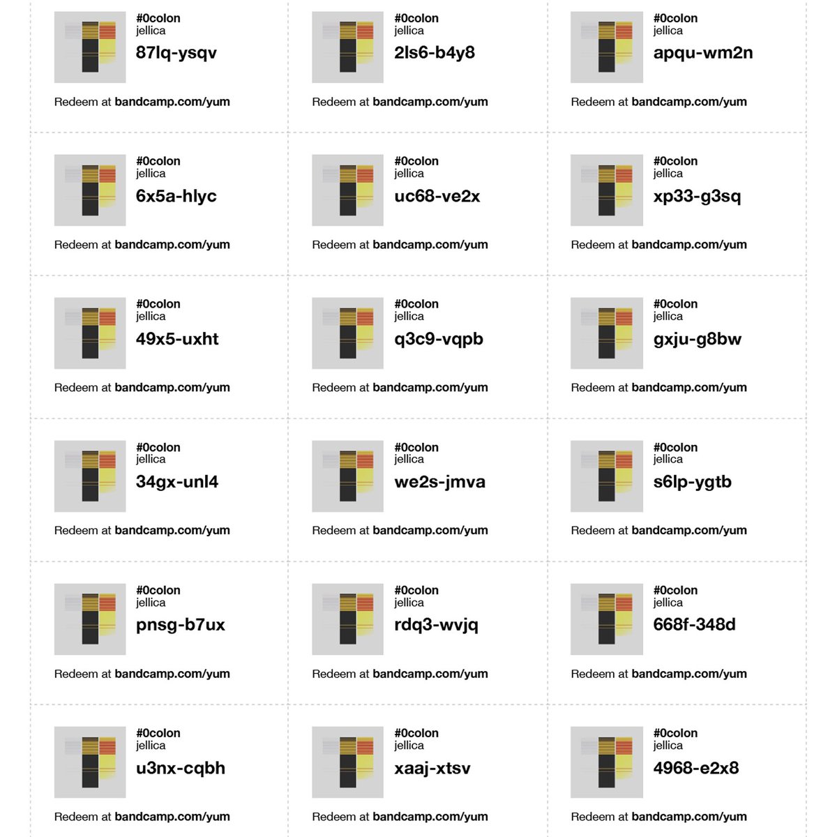 Soft_Error's tweet photo. Some DL codes for @JellicaJake's new album
'#0colon' on our companion label #BitRot. 
- Rhythmic #C64 #Teletext inspired melodies for the win.

https://t.co/TFc8zeIvzc

#Jellica #chipMusic https://t.co/gnu4pbAMVs