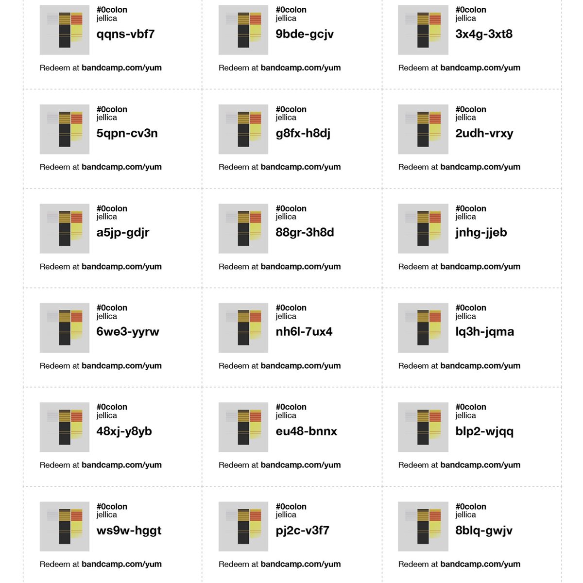 Soft_Error's tweet photo. Some DL codes for @JellicaJake's new album
'#0colon' on our companion label #BitRot. 
- Rhythmic #C64 #Teletext inspired melodies for the win.

https://t.co/TFc8zeIvzc

#Jellica #chipMusic https://t.co/gnu4pbAMVs