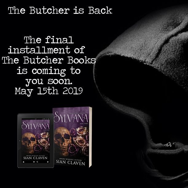 sianbclaven's tweet photo. The third installment of the Butcher Books. Coming May 15. Available for pre-order on Amazon https://t.co/pJGMogNbzS #AlternativeAuthors #IARTG #FindHorror #PimpYourPost #ComingSoon https://t.co/08sZ7JIeKz