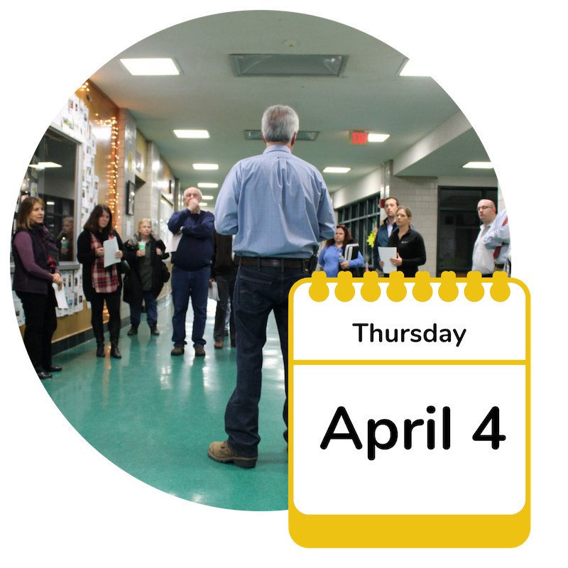 WeArePentucket's tweet photo. Today's tours take off at 6:30 and 7:15 p.m. Meet in the high school cafeteria. 

Sign up for a tour on the Events page at https://t.co/EtT2FJkTYz

#wearepentucket #3towns2schools1future https://t.co/pkYG2SeStu