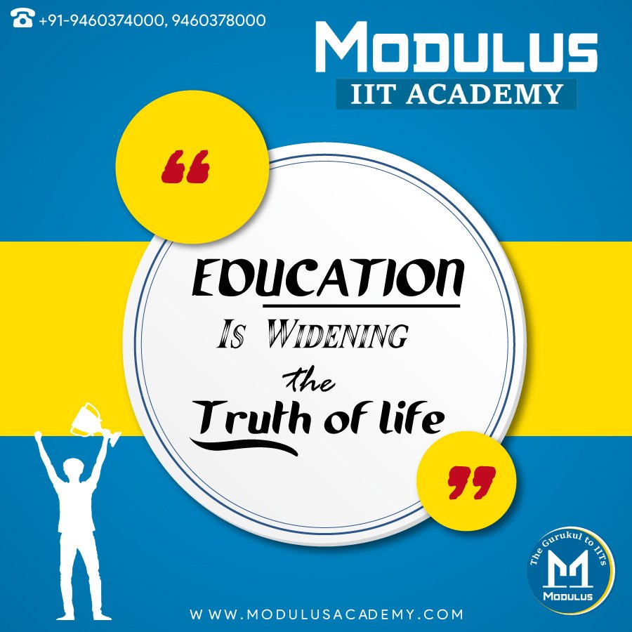 ModulusAcademy's tweet photo. # Thought of the day #
Join Modulus IIT Academy for a better future.
#Todaythought #motivation #Dreams #Success #Goals #Achievement #Preparation #IITANS #IITAcademy #IITCoaching #IITJEEInstitute https://t.co/APPXyEDLvI