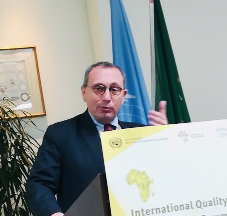 <a href="/stefanomanservi/">Stefano Manservisi</a> at the <a href="/UNIDO/">UNIDO</a> <a href="/_AfricanUnion/">African Union</a> International Quality Infrastructure Forum in Brussels : Financial pillar, Technical assistante, business climate are key to enhance trade though quality. Together for #SDGs  #IDDA3  #AfCFTA