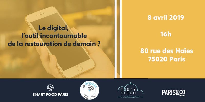 COMDRP's tweet photo. Retrouvez notre CEO Lucien Bertotti, le 8 avril prochain, avec la @Digital_Brigade chez @SmartFoodParis pour une conférence dédiée à la #digitalisation du secteur de la #restauration !
#ComdRP https://t.co/R13mRKf5bG