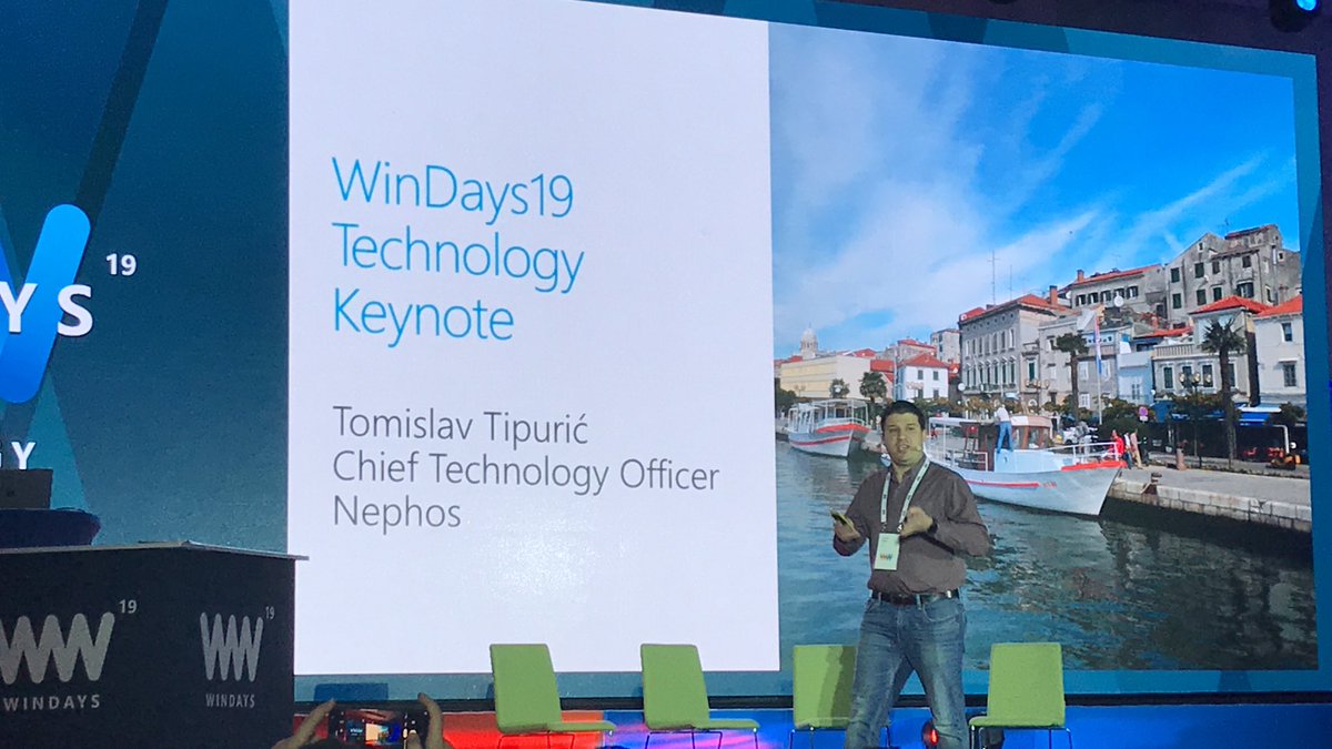 nephoshr's tweet photo. Technology Keynote @windays #wd19 #WinDays19 #BeWise https://t.co/SaU1qkcfGA