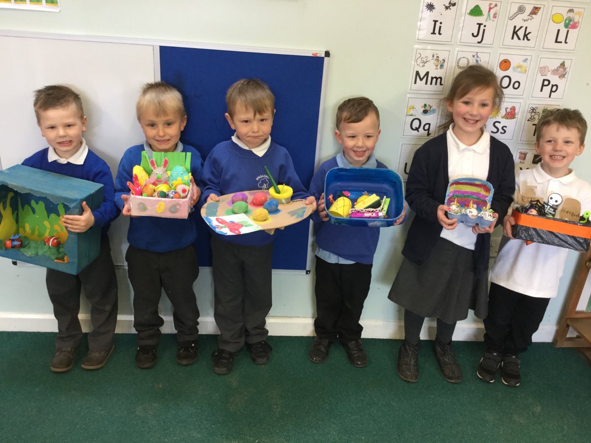 Well done to our decorated egg competition winners in EYFS 🐰🐣 #Easter #decoratedegg #competiton #winners #HETEYFS