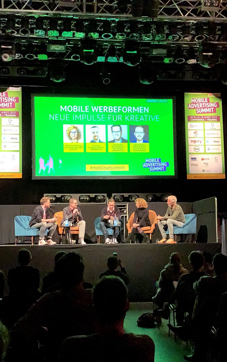YOC_Group's tweet photo. Last week our managing director participated a panel discussion at the #MobileAdSummit by @Adzine. Together with other speakers of @Snap, @MMAglobal, @WavemakerDE and Upsolut Sports (Hyrox) he talked about mobile ad formats and how they can turn into impulses for creative minds. https://t.co/NCMIxCmFR8