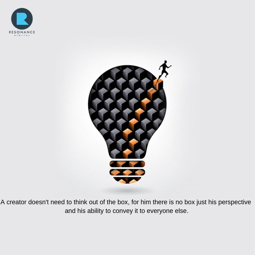 At Resonance Digital, we are dedicated to our work. We create a virtual world to prove that "Reality is just an illusion" and that we are capable of creating our own realities.

#ThursdayThoughts