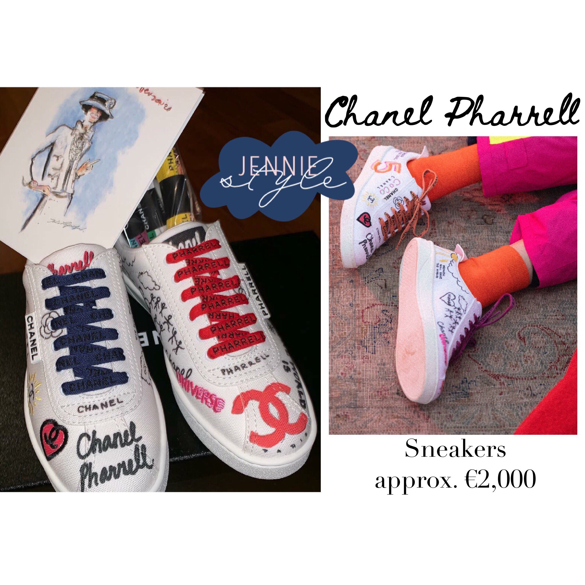 coco chanel pharrell sneakers