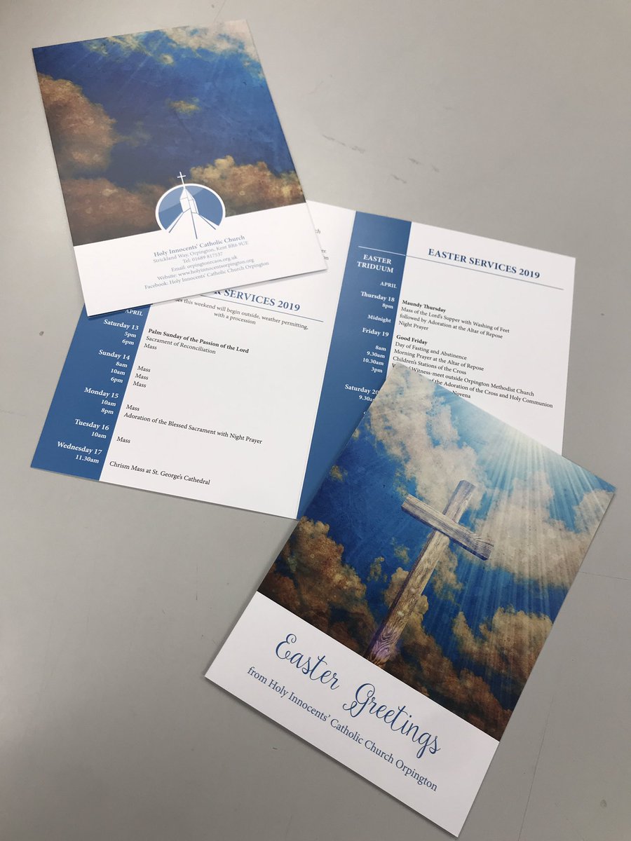 LEAprinters's tweet photo. Easter is coming up, in need of any Easter specials? Give us a call or email and we’ll help you out! 

Custom Printed Easter Card▪️Litho Print▪️350gsm Silk card▪️Scored▪️Folded to A5
#print #printing #litho #silk #easter #cards #London #orpington #foldingpaper #printservices https://t.co/1YPVoCT2wZ