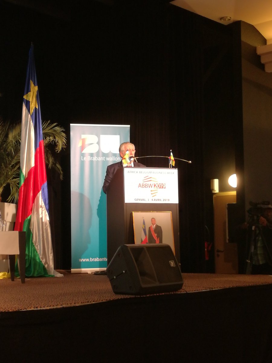 andreflahaut's tweet photo. Très heureux d'avoir participé au Forum #ABBW2019. Excellente opportunité de poursuivre mes échanges avec le Président de la République centrafricaine M Faustin Touadéra. Merci aux organisateurs @jrndudi @liongoACD! Merci à la Marraine du Forum @KMIsabelle! À l'année prochaine 👍 https://t.co/OwWsuYx39N