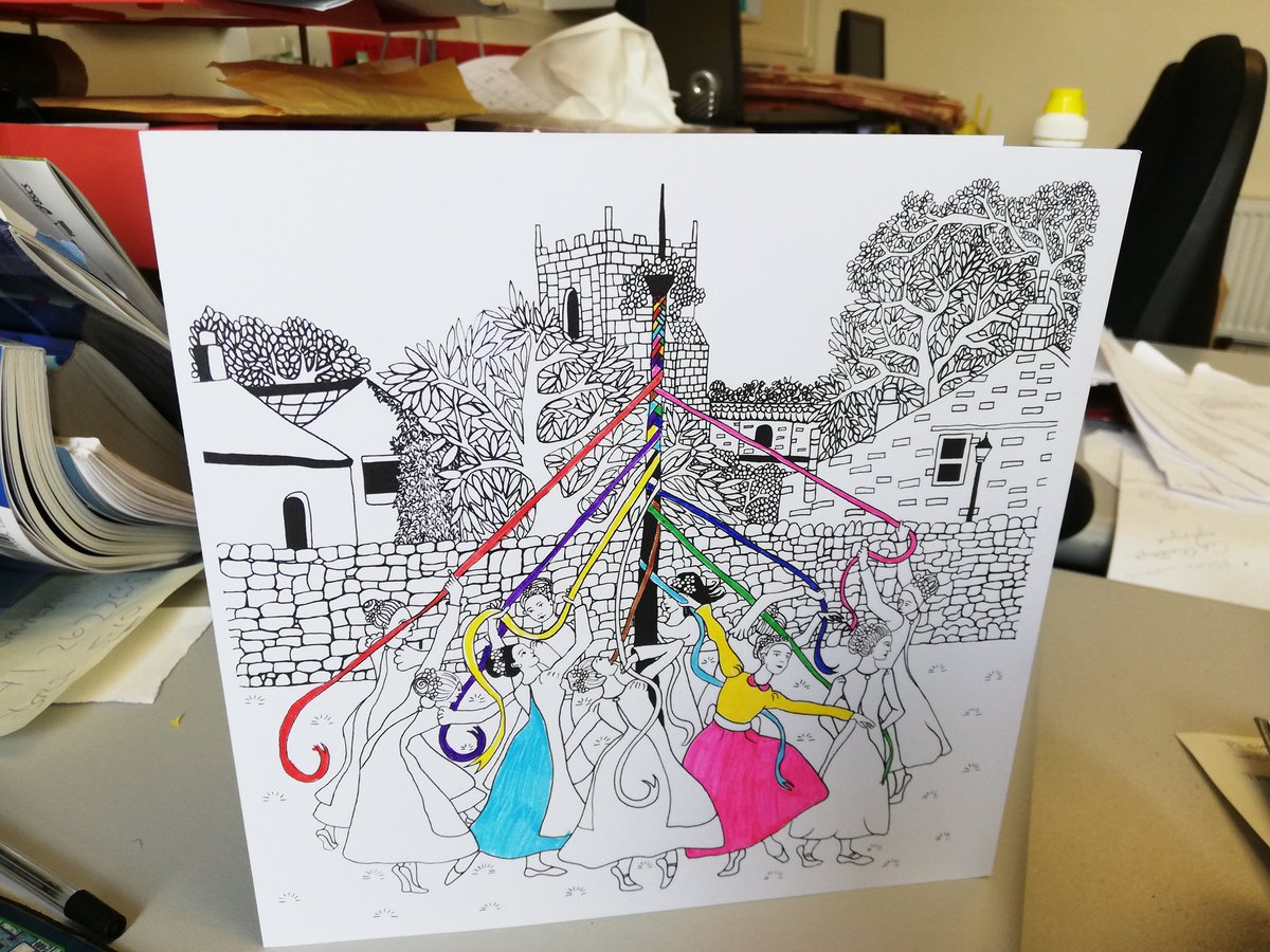 ltcravenherald's tweet photo. Look what I've just found in an old, never used letter box. Xmas card from #SettleStories. https://t.co/wwgJrjhCrC