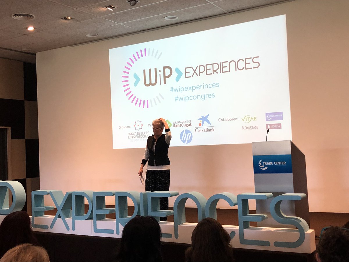 5a ponència del #WiPExperiences amb la narradora i empresària <a href="/MarisaIturbide/">Marisa Iturbide</a> #wipcongres <a href="/wipcongres2018/">WiPExperiences</a> <a href="/XdescSC/">XDESC</a> <a href="/marisa_iturbide/">Marisa Iturbide</a> <a href="/liderimperfecto/">El Lider Imperfecto</a> <a href="/sctradecenter/">SC Trade Center</a>