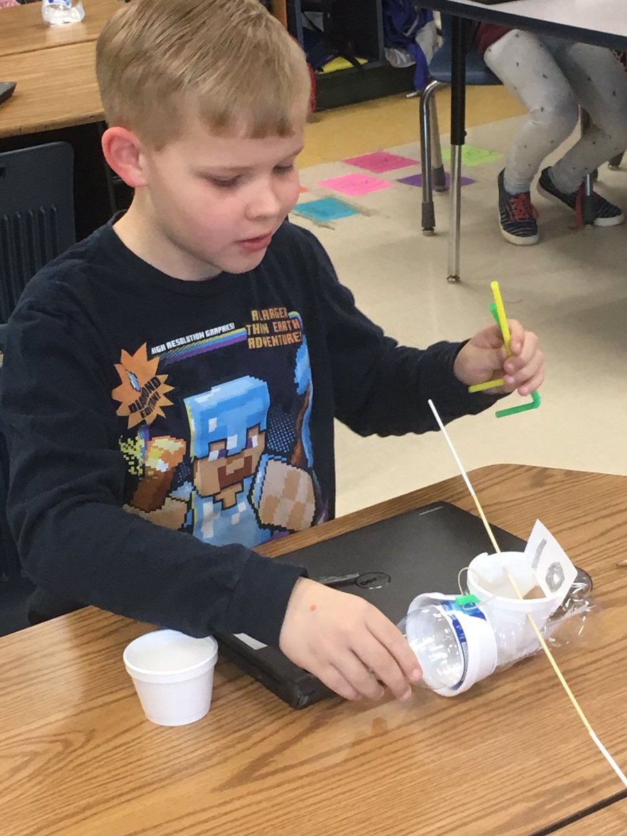 Working on our trash cars for the big race!@CCPS_VA <a href="/CESGoPanthers/">CESGoPanthers</a>