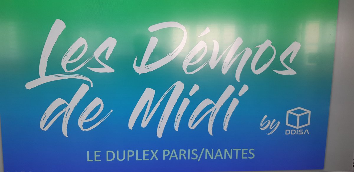 BourhisDidier's tweet photo. #demodemidi les présentations s'enchaînent avec duplex #paris / #nantes ! #data #30max #smile #proxima #attenteengare #autonomieclient #RelationClient https://t.co/6K63hf4j62