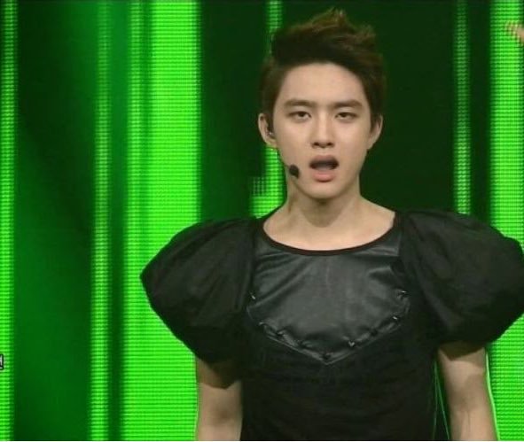 Image result for kyungsoo shirt puffy