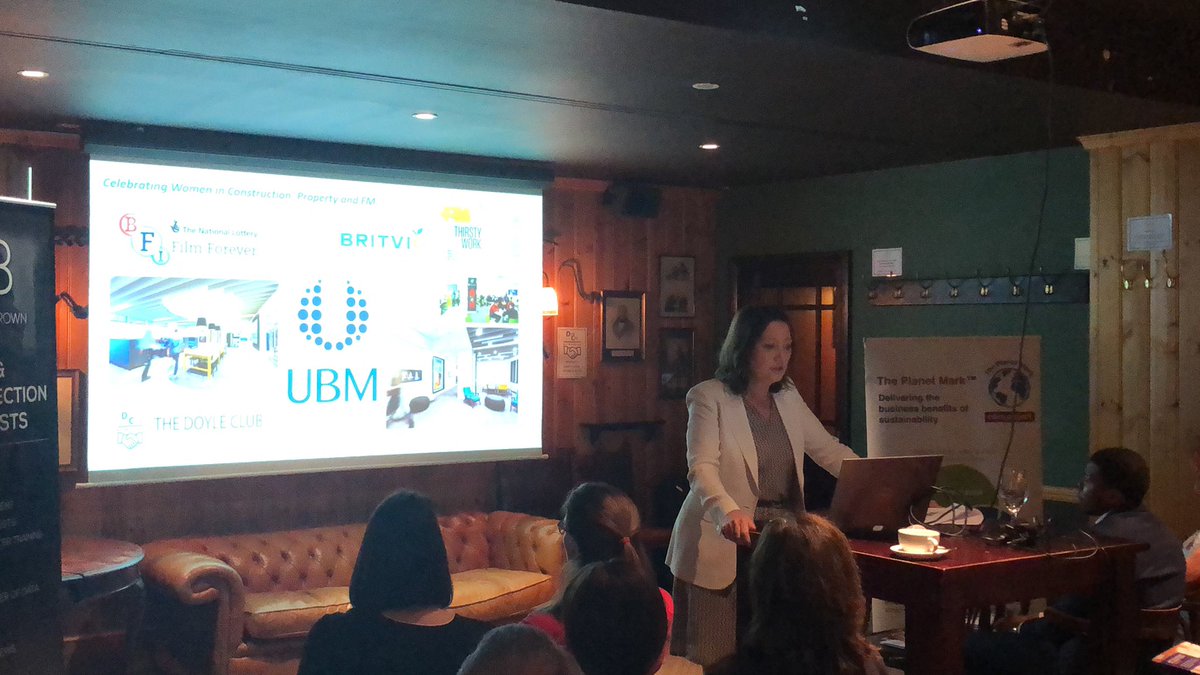 TheDoyleClub's tweet photo. Sarah Hodges from Hodges Development takes our third speaker slot and tells us about her wonderful journey as a Woman in the Construction world. How far she has come! This is one of the reasons why we planned today’s event! 👏🏻#womeninconstruction https://t.co/z3XUGvdvTw