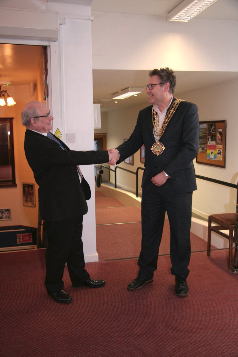 launch_f's tweet photo. Celebrating a successful screening of ' A Humble Station?'  So happy to host Calderdale Mayor, Councillor Marcus Thompson and compère Neil Hurst and to welcome so many new patrons to our beautiful theatre @ #HxPlayhouse #HiddenGem #Calderdale
Thanks to everyone for your support. https://t.co/DaJGu1wnai