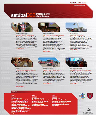 SetubalSos's tweet photo. #STB360PROCIV -  Já se encontra disponível a edição de março da nossa newsletter! 📰https://t.co/U4uKCQYnEp   🗞️Destaque para a 2.ª Edição da Conferência Internacional Riscos, Segurança e Cidadania #ICRSC2019 https://t.co/TlwwXETzvL