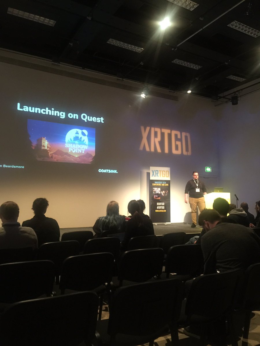 Next up <a href="/XRTGO/">XRTGO 2019: Thursday 4th April</a> is <a href="/Coatsink/">Coatsink</a> #XRTGO2019