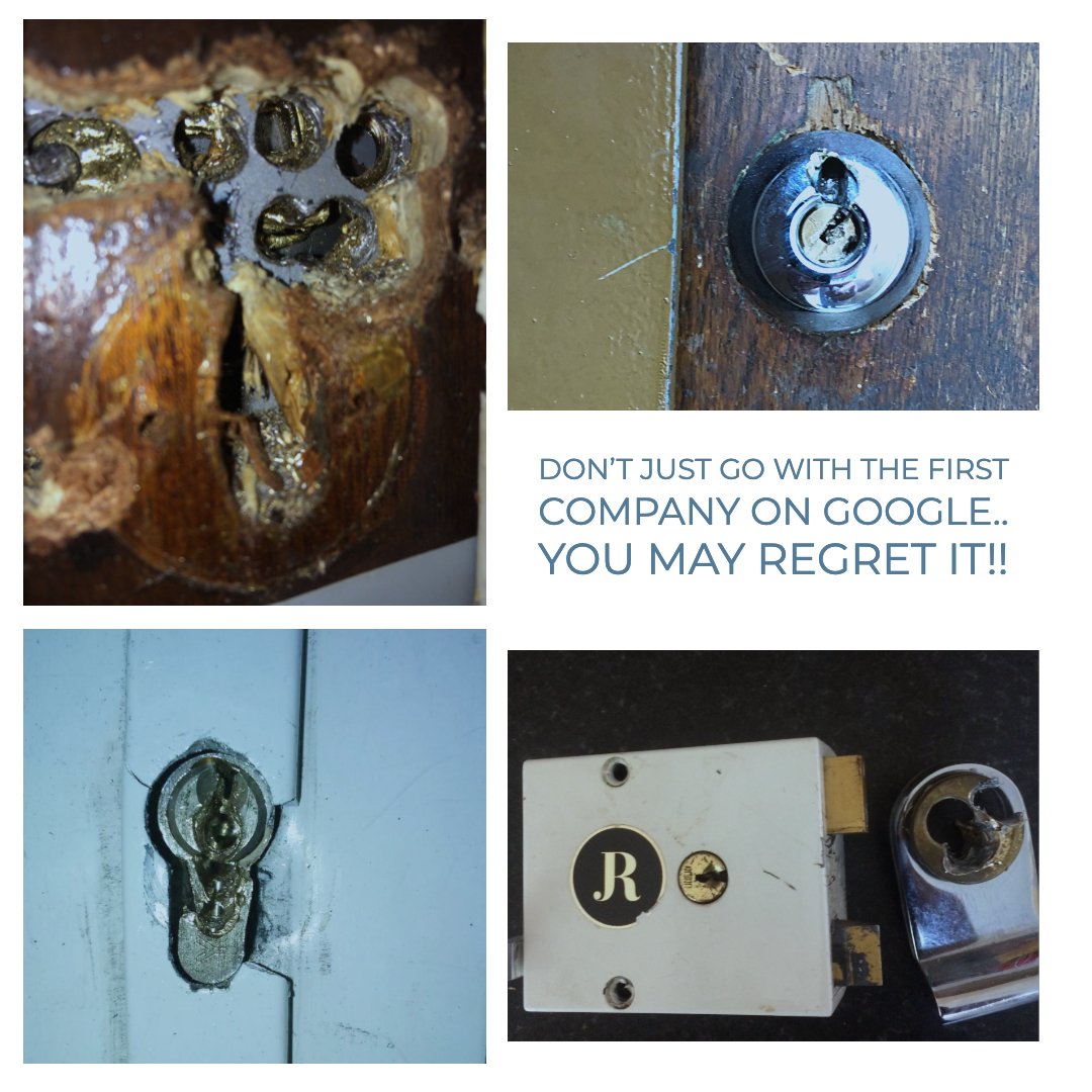 AbbeyLocksmiths's tweet photo. Please be careful who you call! There are some real cowboys about!
#LocksmithScam #RogueTraders #GoogleAdwords #Locksmiths #LocksDrilled https://t.co/5bwEGLlKc7