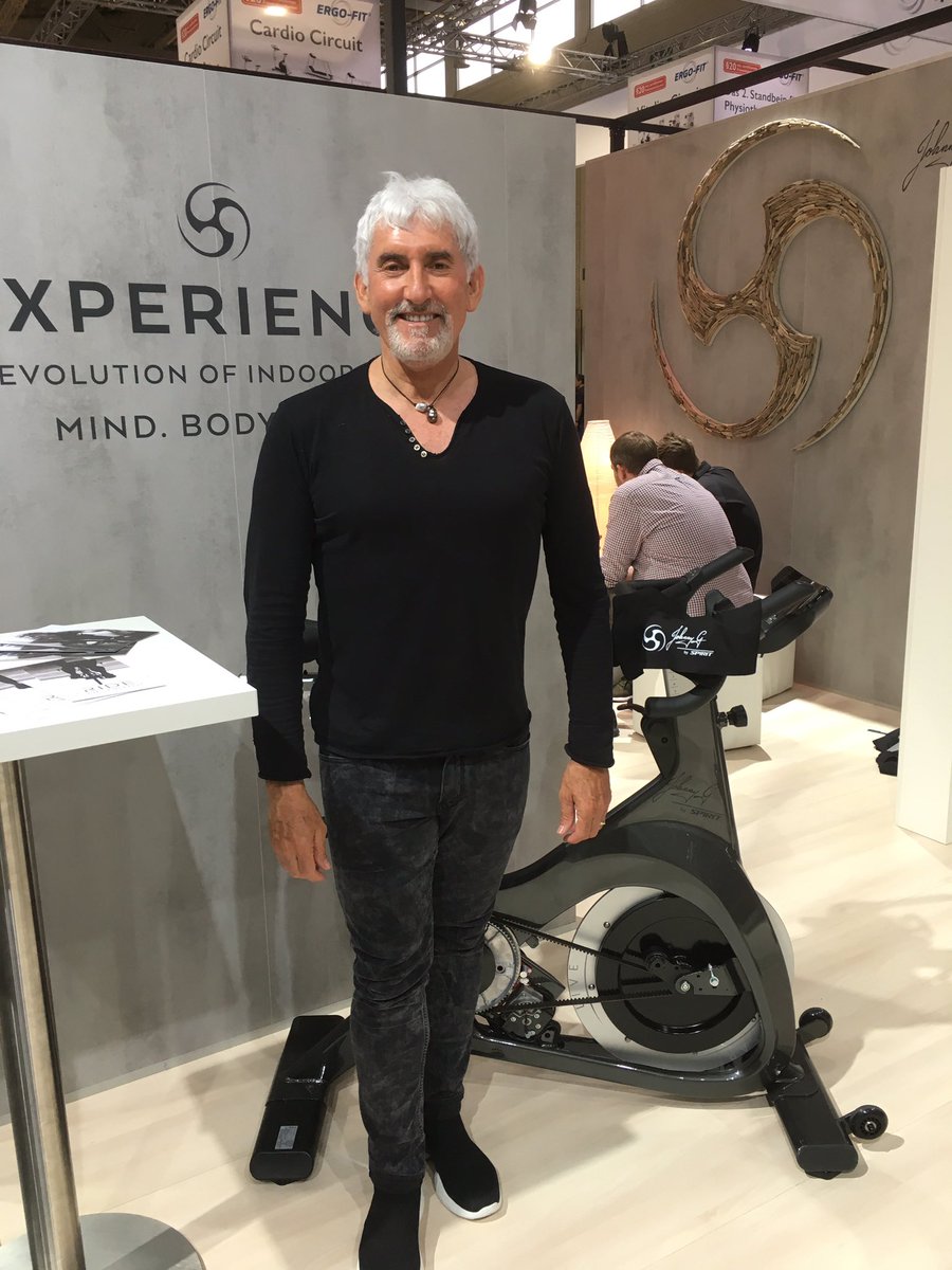 DyacoUKLtd's tweet photo. Official EU launch of the Johnny G Spirit Bike at #FIBO #dyaco #johnnygspiritbike https://t.co/NswkuUpKHO