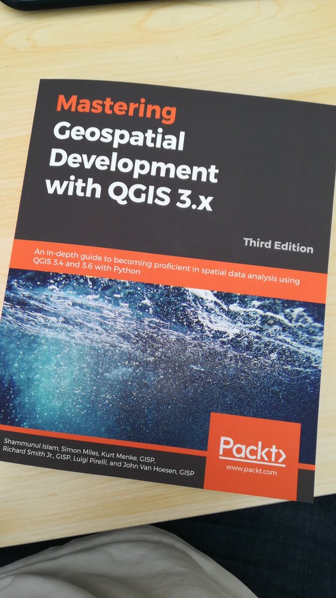 geosmiles's tweet image. Been keeping this under my hat for a while but it's now published #qgis #packtpub #gis thanks to @PacktPub